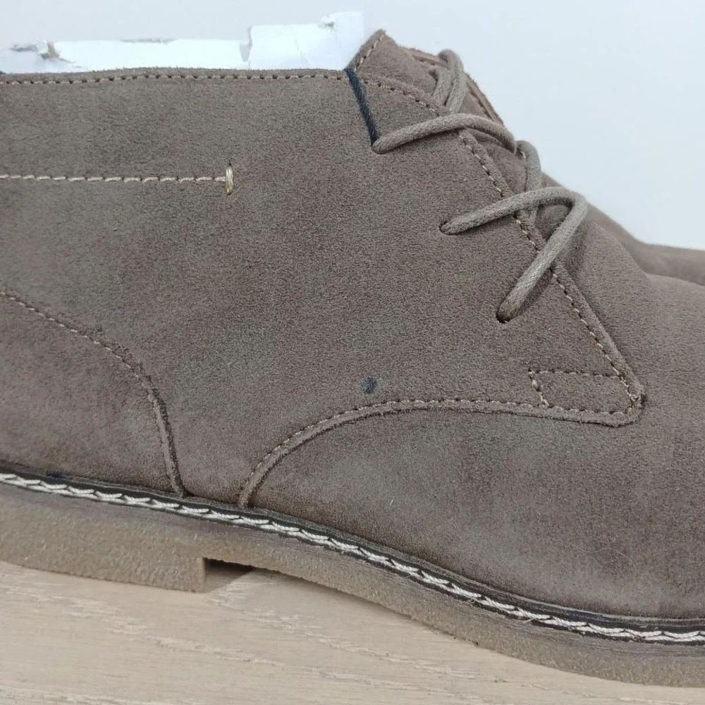 Sonoma Goods For Life Boot Men 10 Wide Brown Suede Chukka Lace Up Streetwear